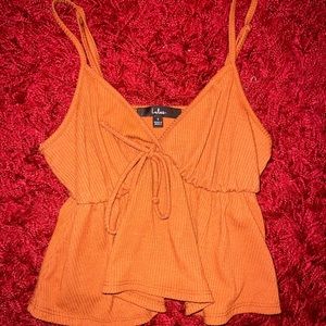 Burnt Orange Babydoll Cami